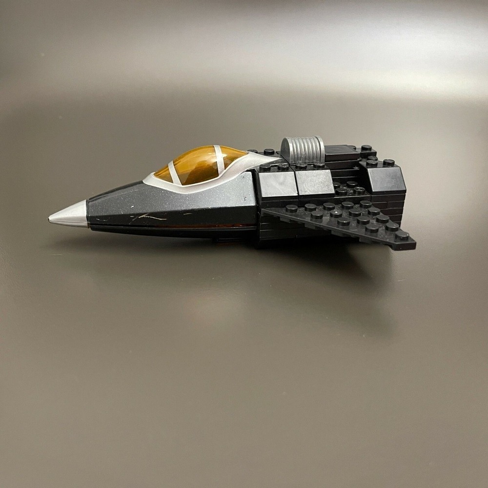 Mega Bloks Airplane‎ Black Gray Orange Replacement Part Piece
